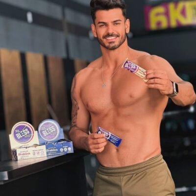 Barra de Proteina Bless Sem Açucar 25g com 12 unidades na caixa